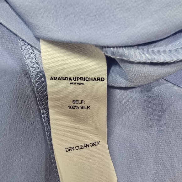 Amanda Uprichard Saretha Dress in Baby Blue - Picture 6 of 12